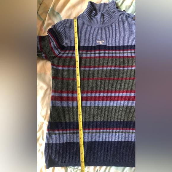 Tory Burch striped turtleneck sweater, size S - Picture 7 of 12